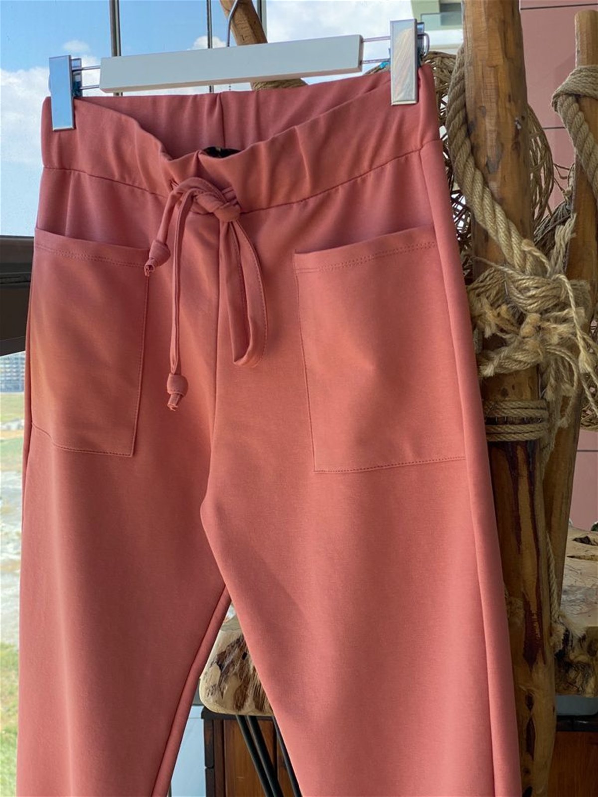 Tok Penye Eşofman Pantolon (Soğan)