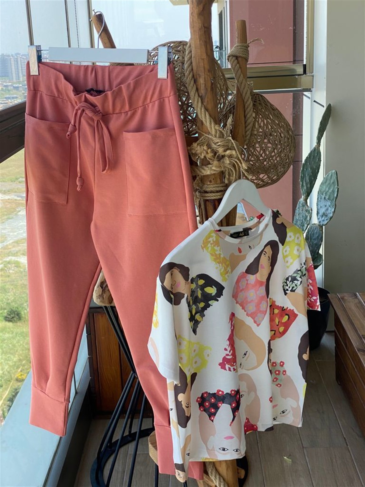 Tok Penye Eşofman Pantolon (Soğan)