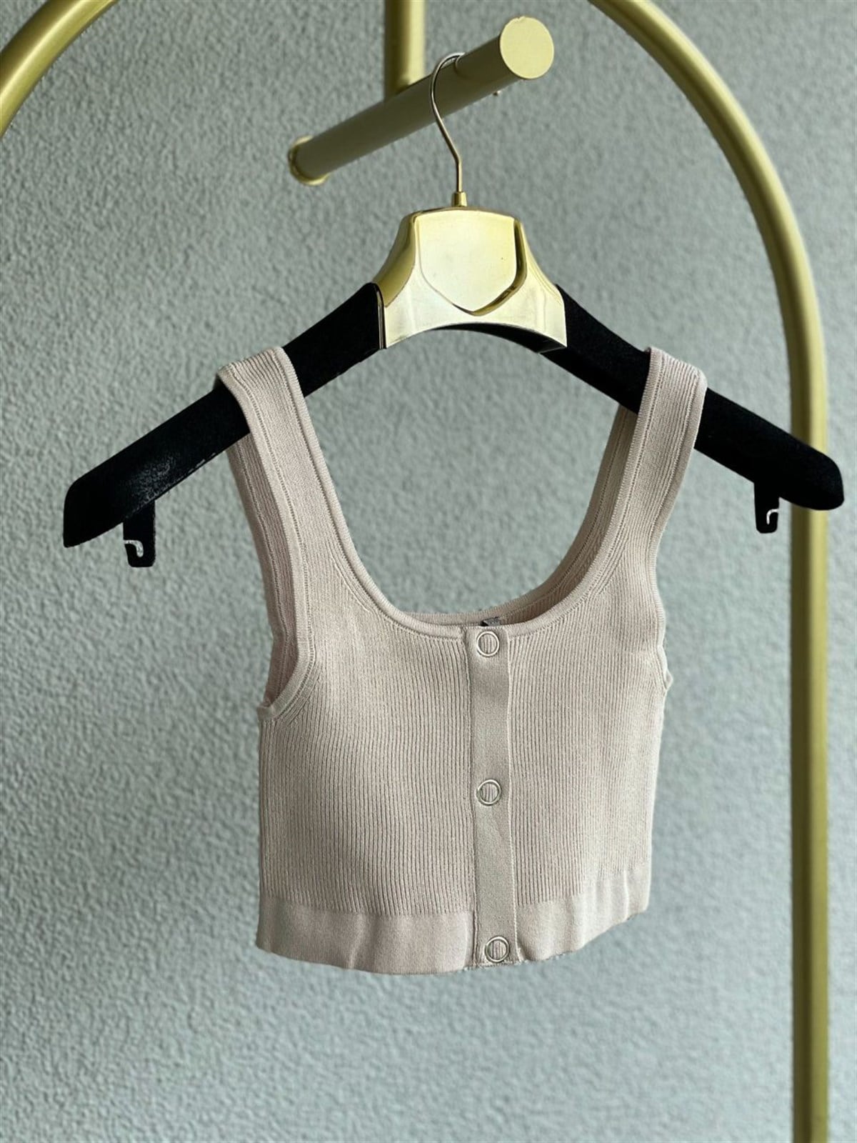 Triko Crop (Bej)