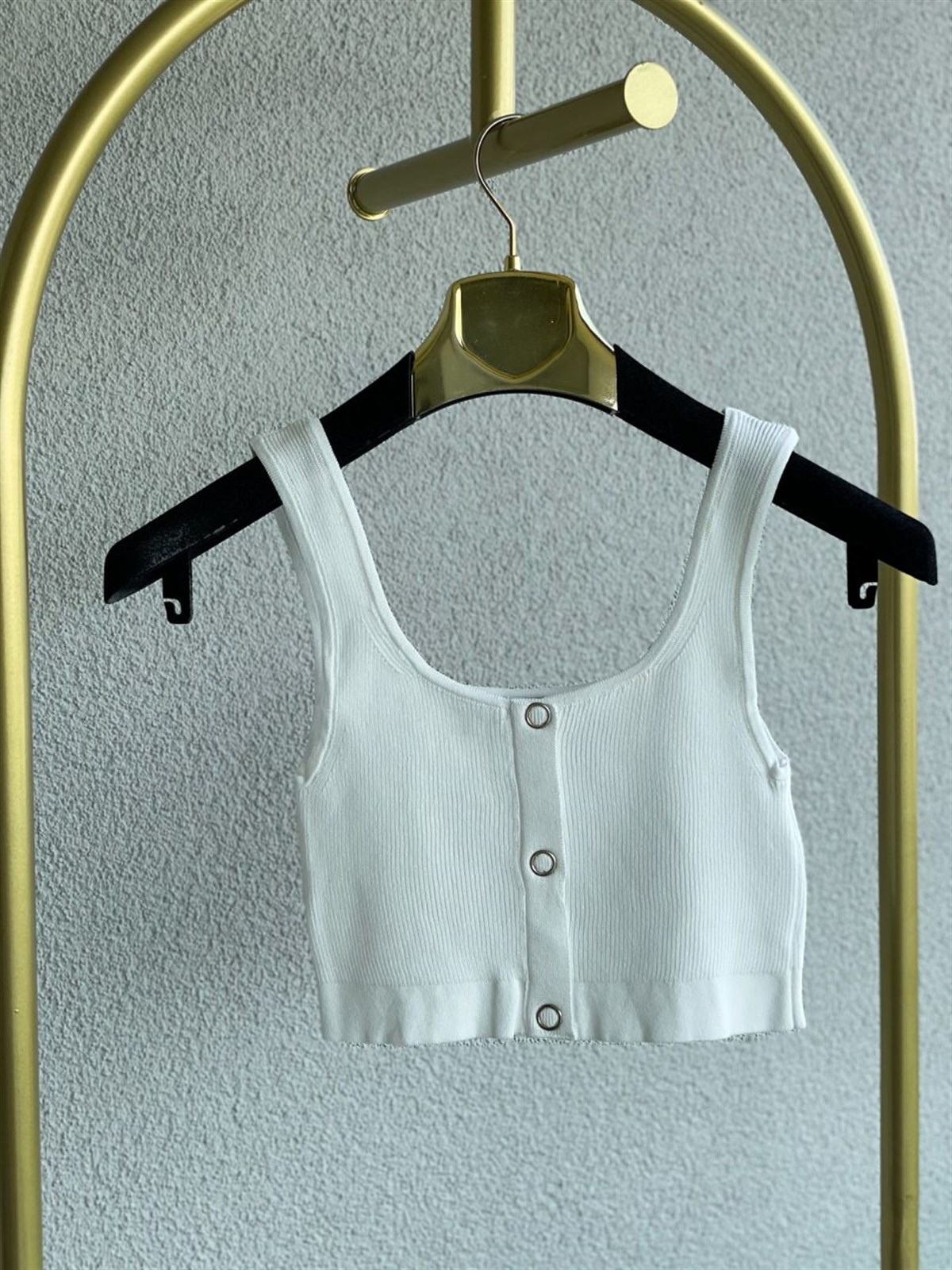 Triko Crop (Beyaz)