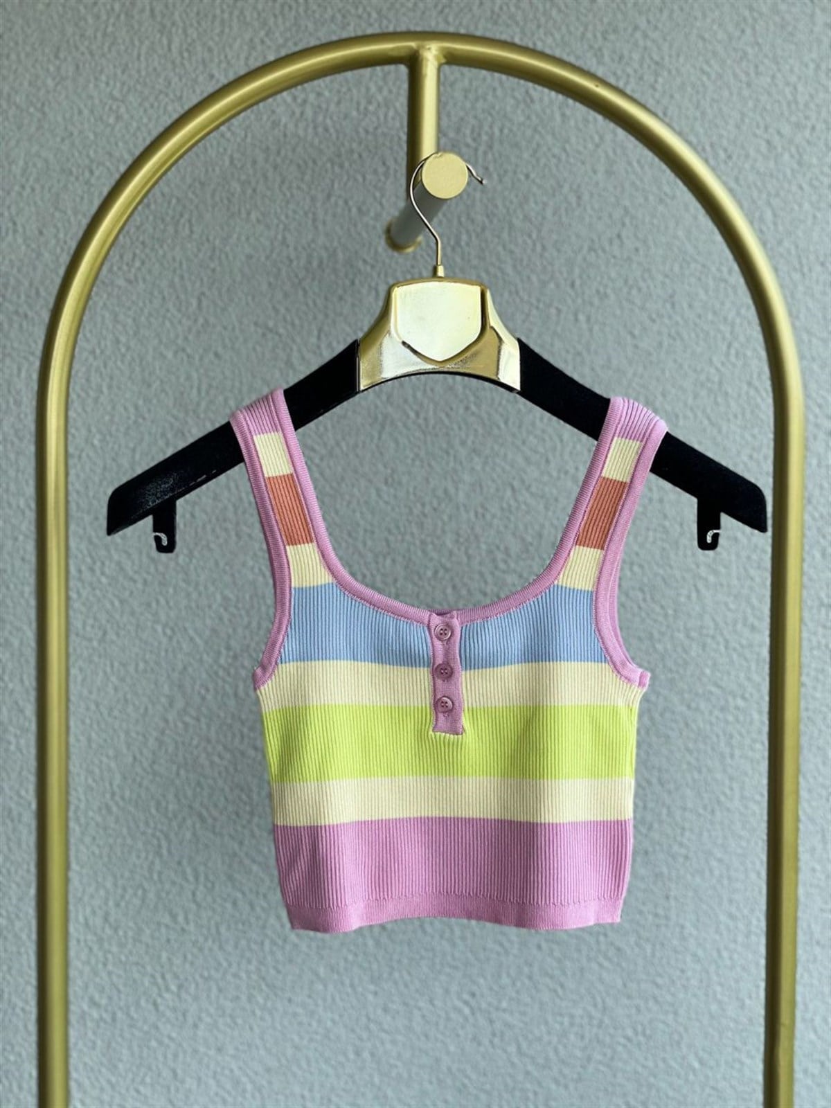 Triko Crop (Pembe)