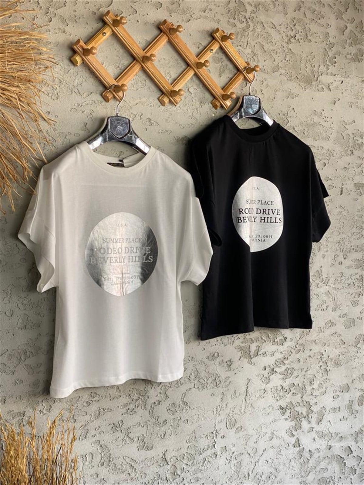 Varak Baskılı Tshirt (beyaz)