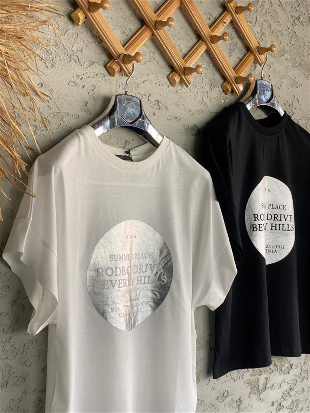 Varak Baskılı Tshirt (beyaz)