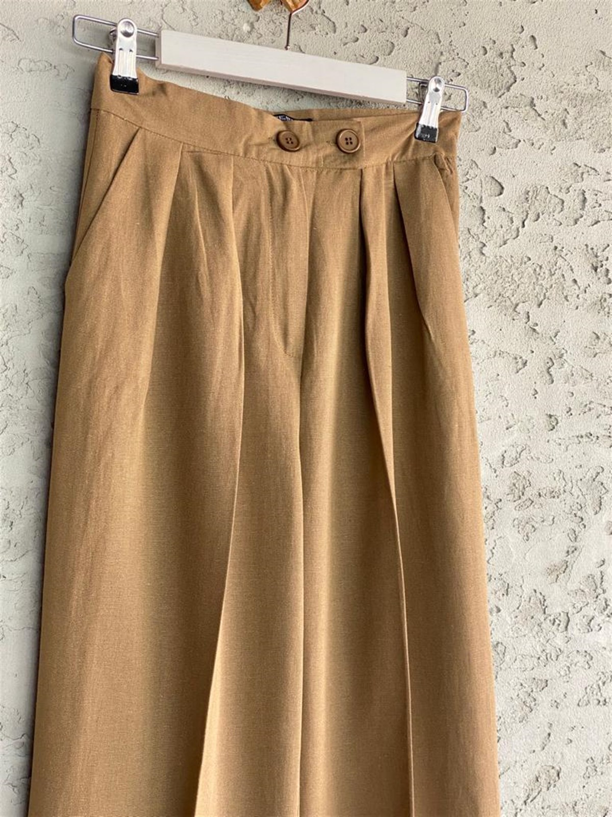 Viskon Keten Pantoolon (Camel)