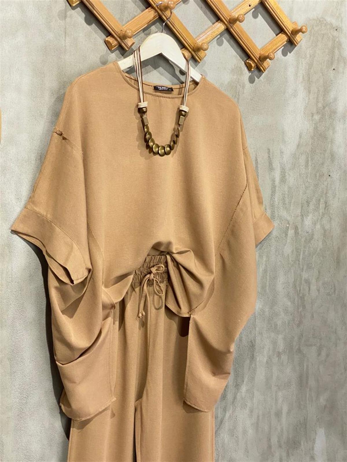 Yarasa Kollu Kolyeli Takım (Camel)