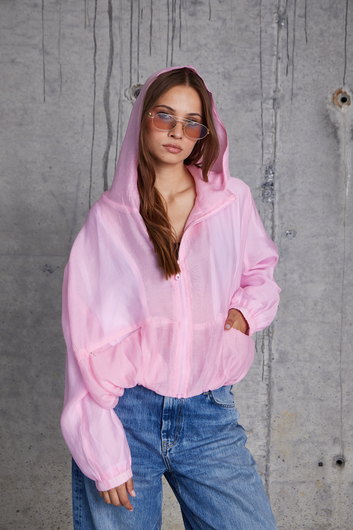 Yeni Sezon Yağmurluk Ceket (Pembe)