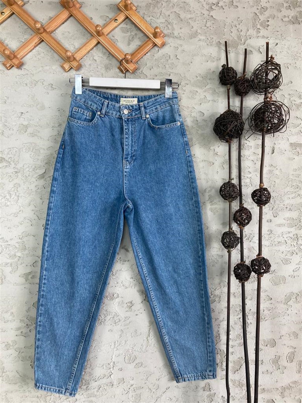 Yüksek Bel Mom Jeans