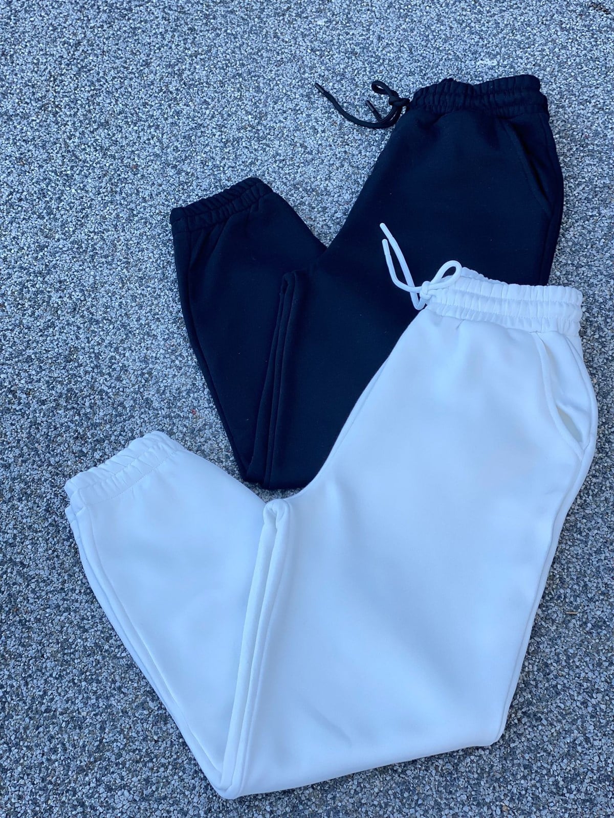 Yumuşak Dokulu Joggıng Pantolon (Siyah)