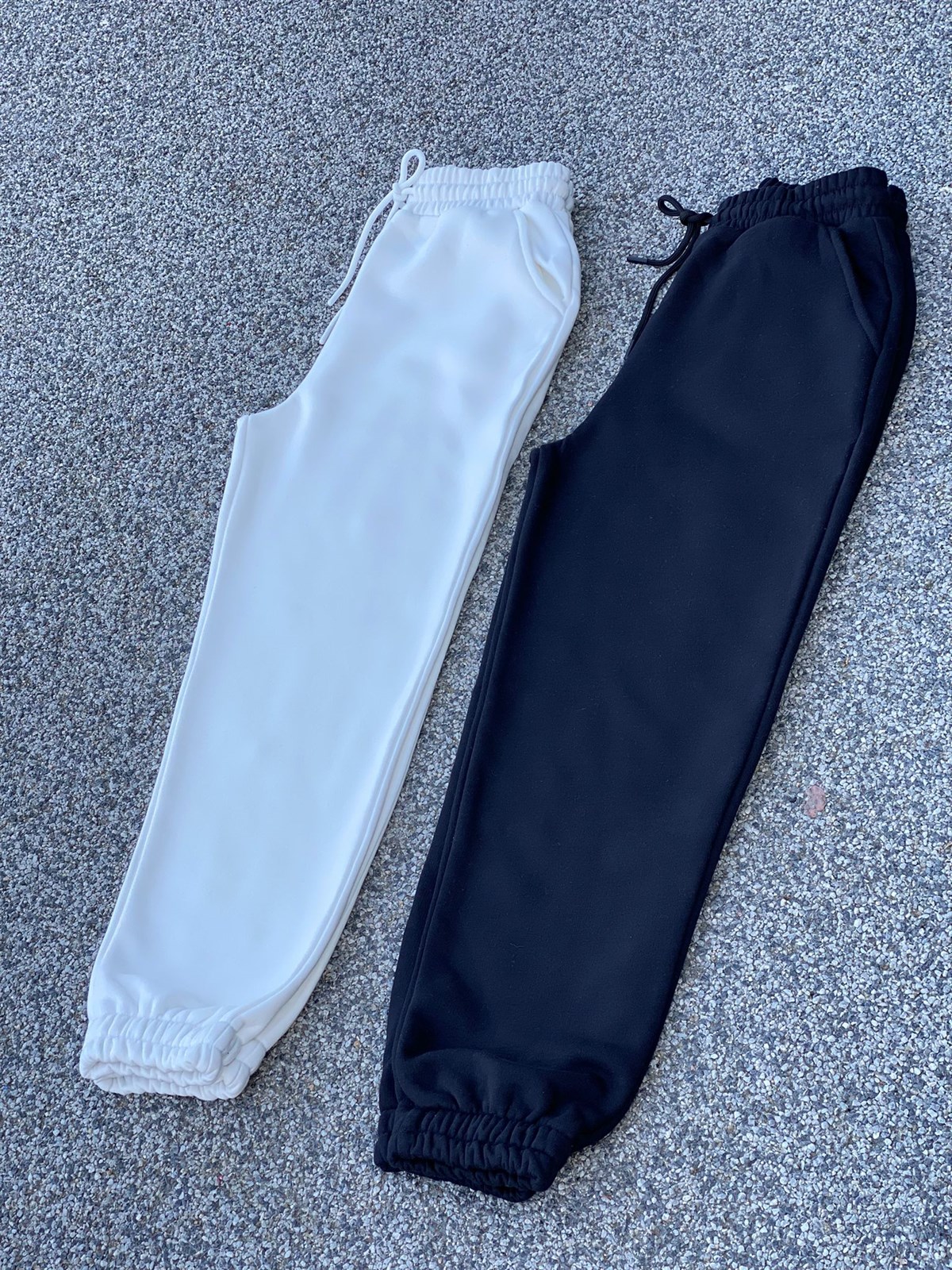 Yumuşak Dokulu Joggıng Pantolon (Siyah)