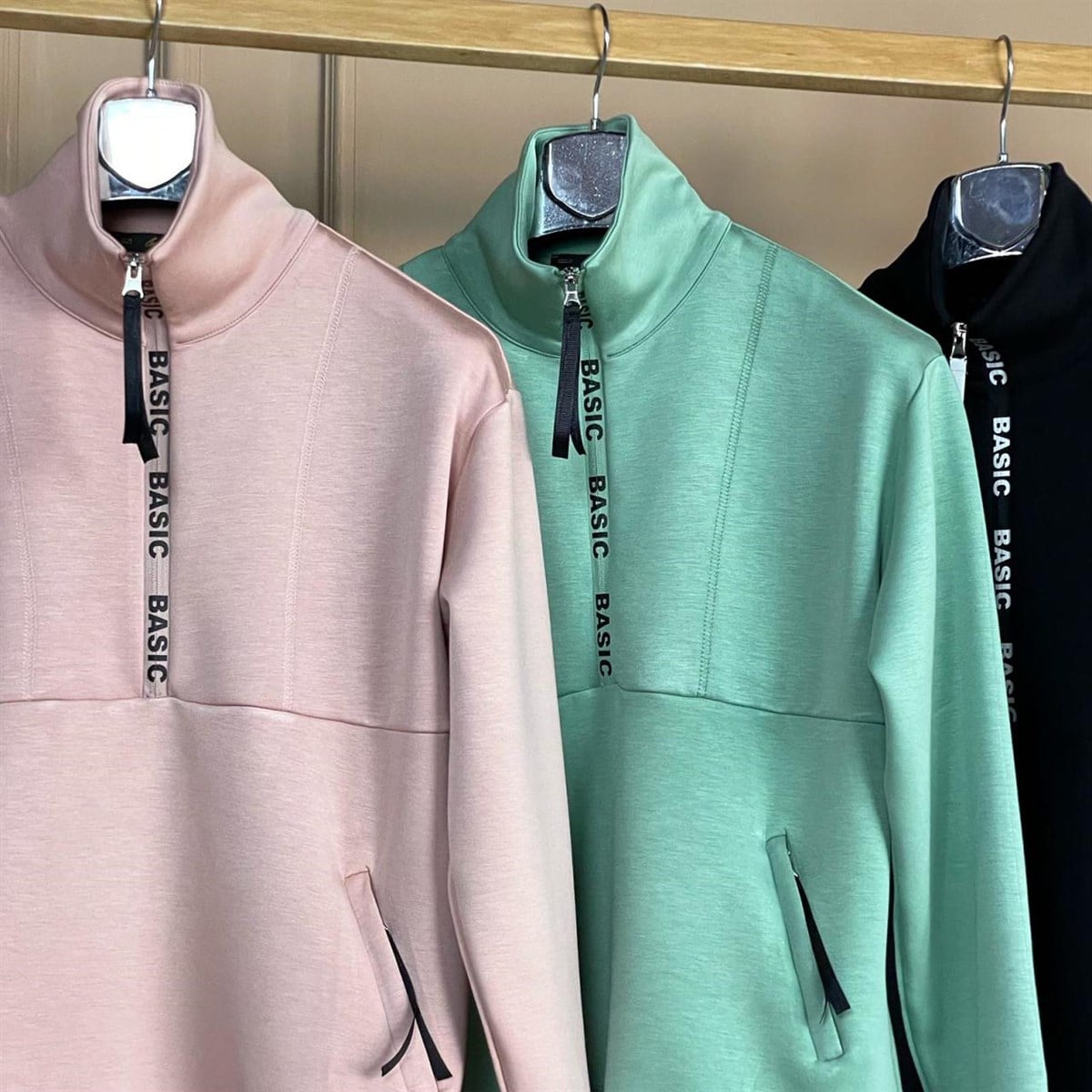 Yumuşak Dokulu Sweatshirt (PUDRA)