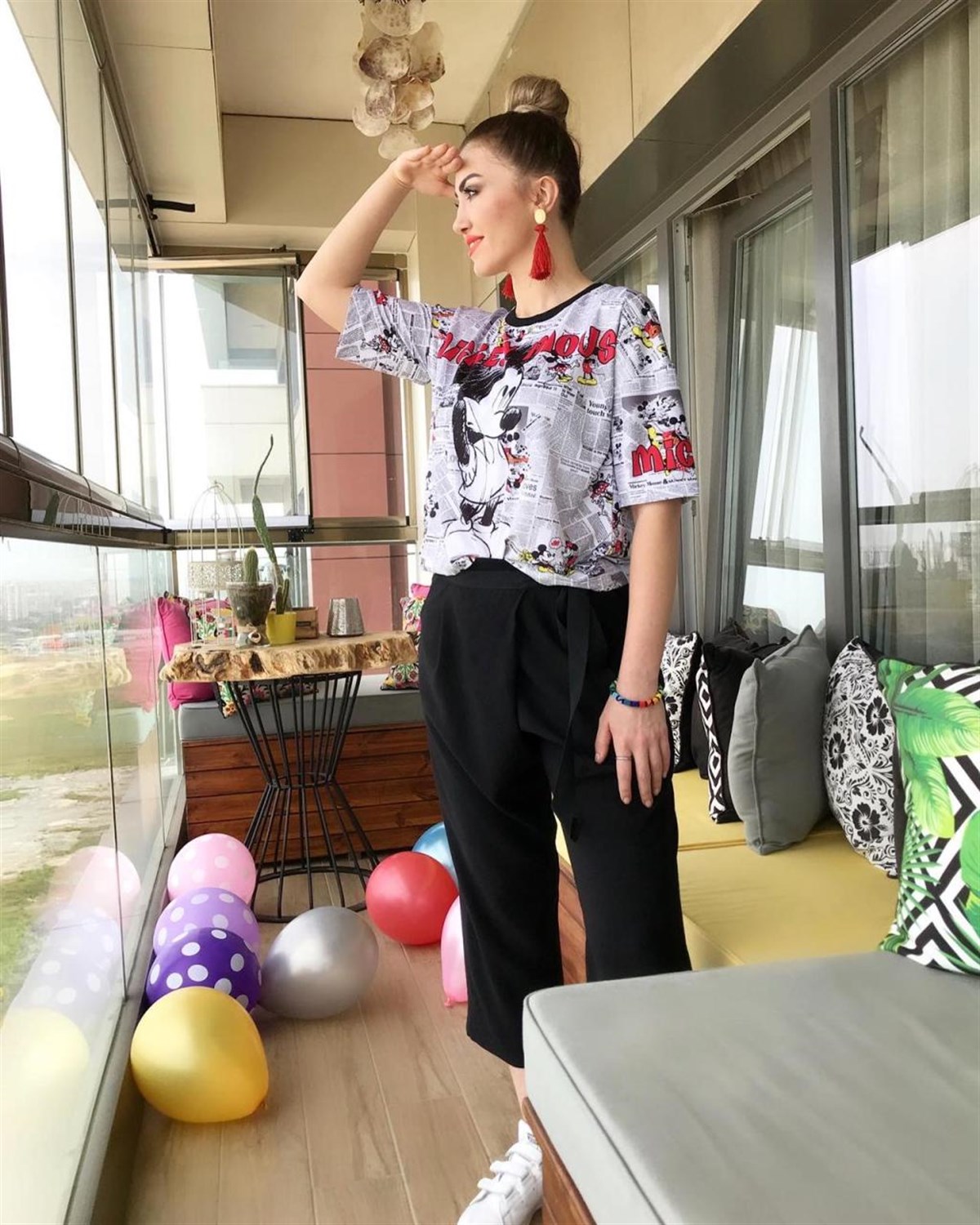 Zarf Model Pamuk Keten Kumaş Pantolon (SİYAH)