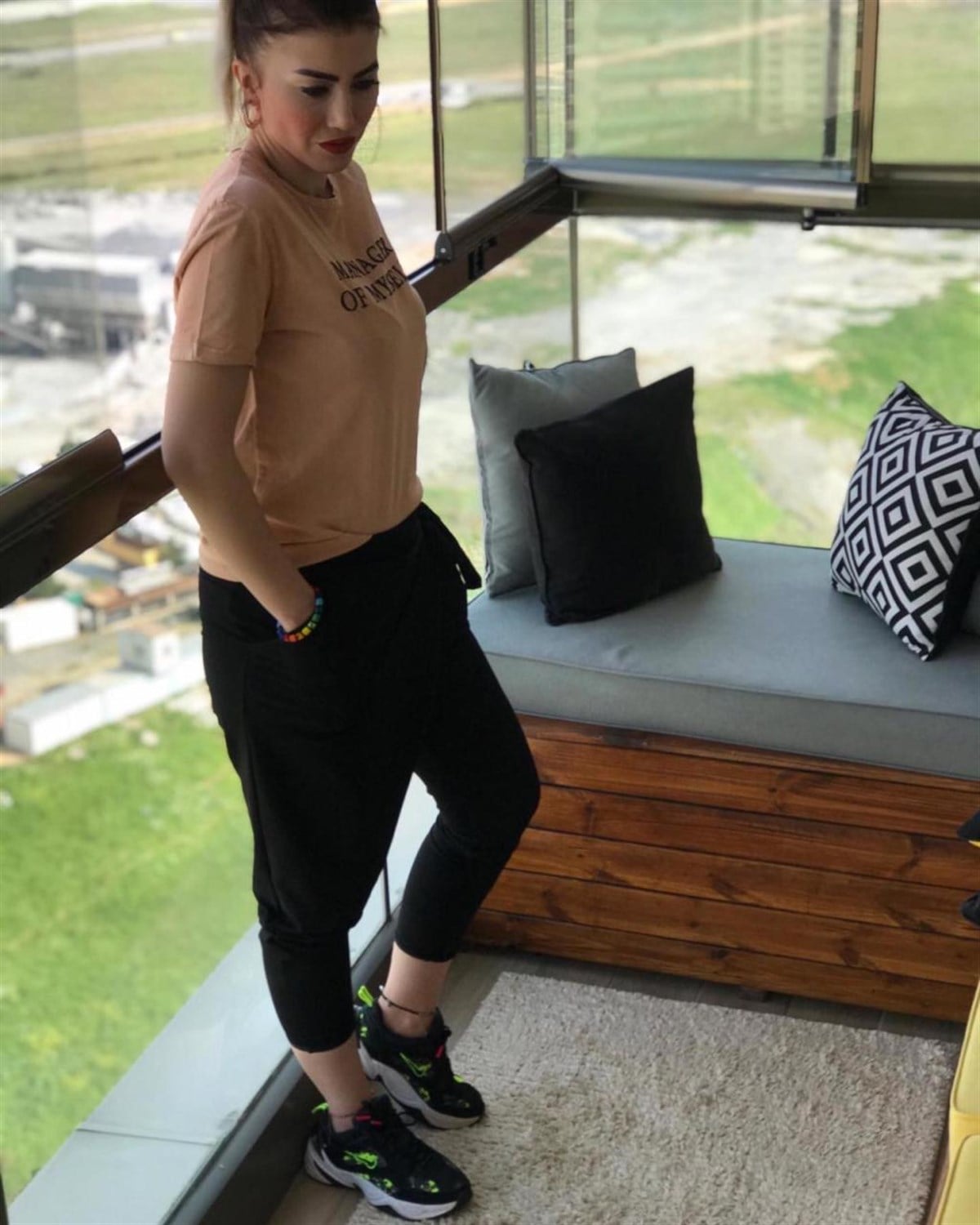 Zarf Model Penye Eşofman Pantolon (SİYAH)