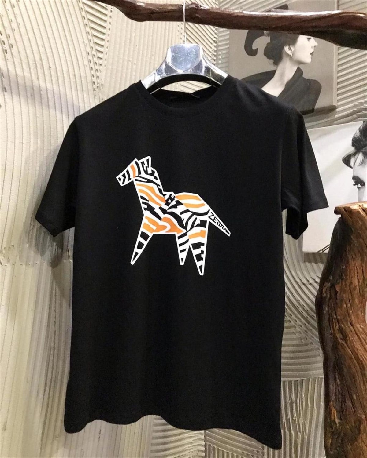 Zebra Basic Penye Tshirt (SİYAH)