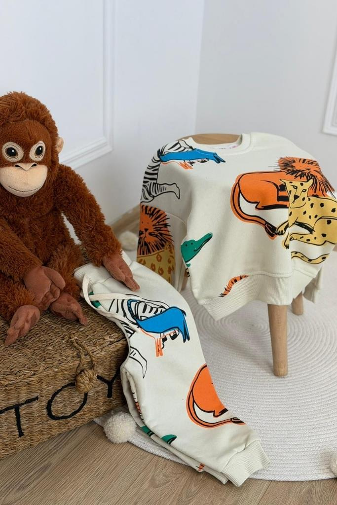 Animals Baskılı Eşofman Takımı