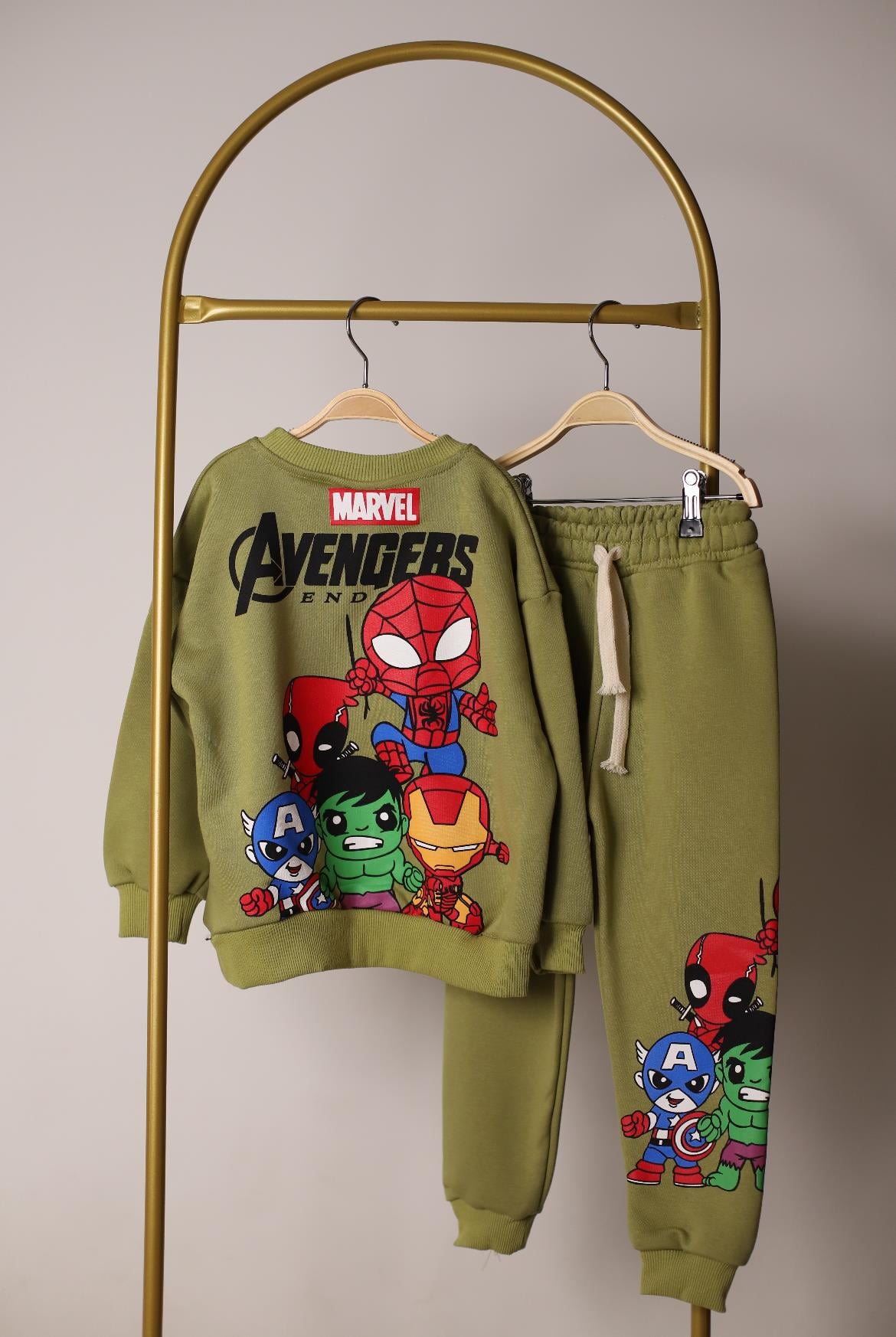Avengers Figür Baskılı Eşofman Takımı