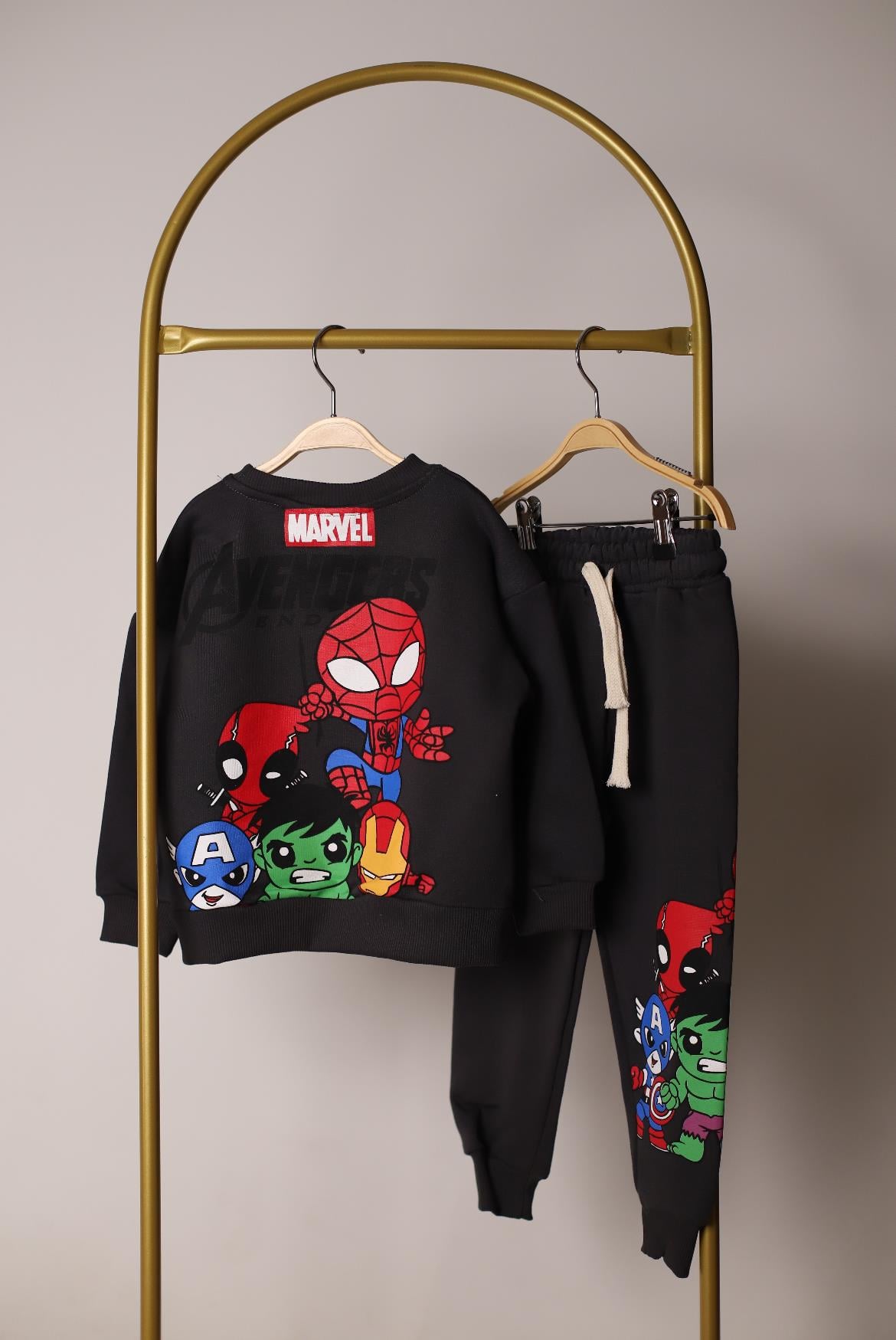 Avengers Figür Baskılı Eşofman Takımı