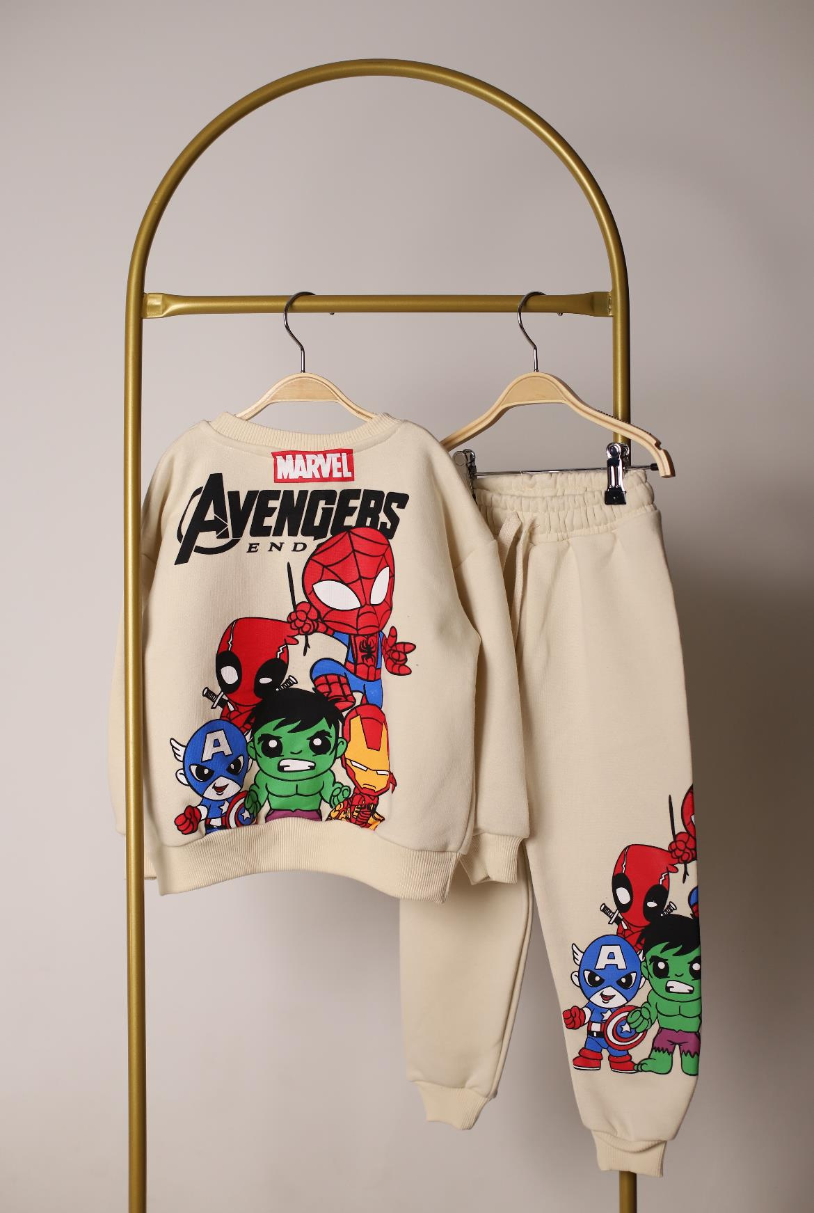 Avengers Figür Baskılı Eşofman Takımı