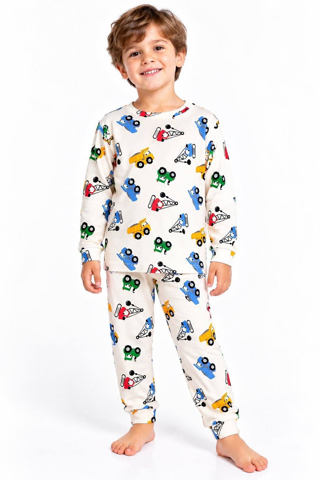 Builders Baskılı Pijama Takımı