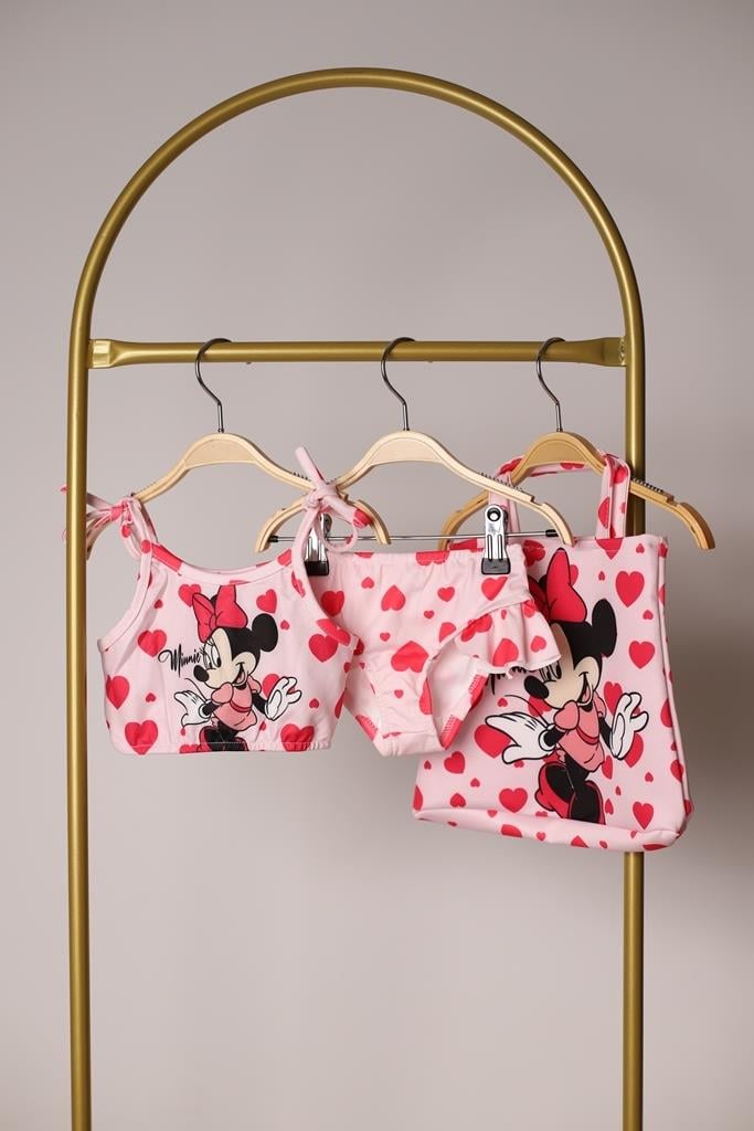 Çantalı Minnie Bikini Takımı