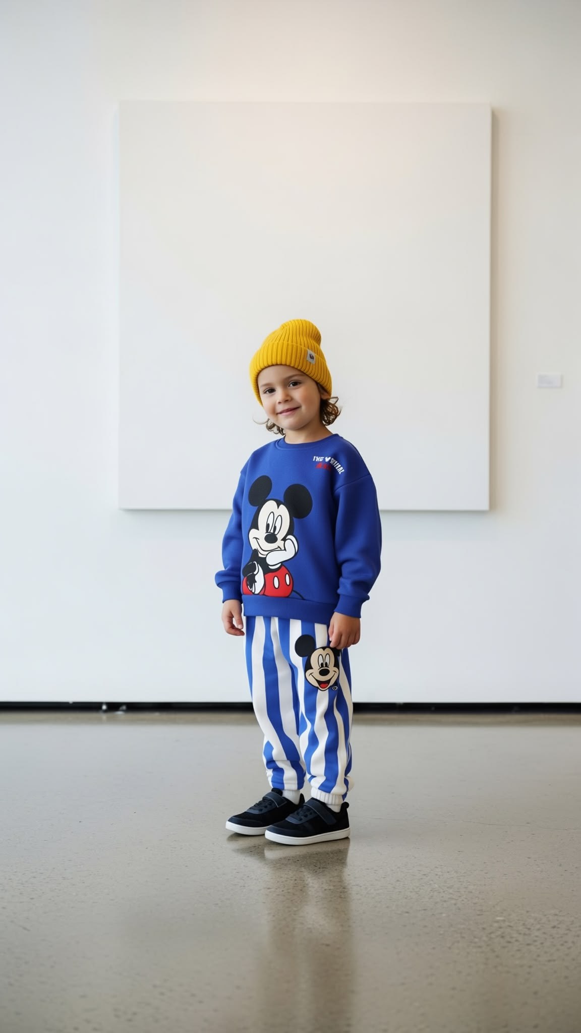Çizgili Mickey Eşofman Takımı