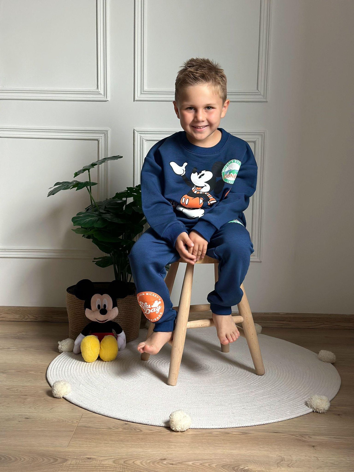 Disney Mickey Mouse Sırt Baskılı Eşofman Takımı