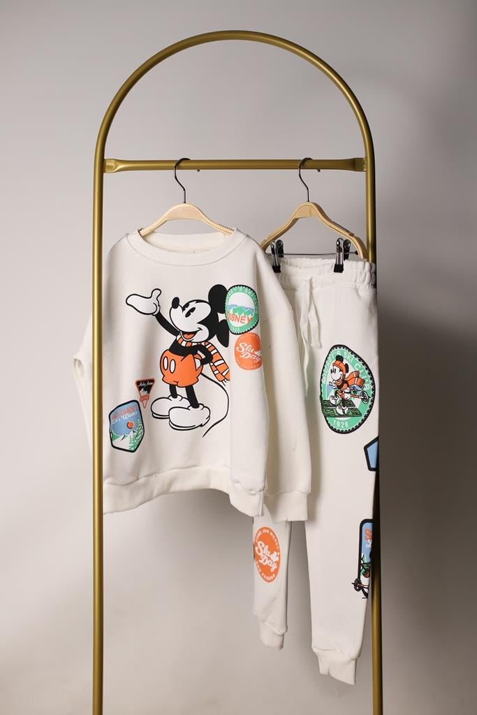 Disney Mickey Mouse Sırt Baskılı Eşofman Takımı
