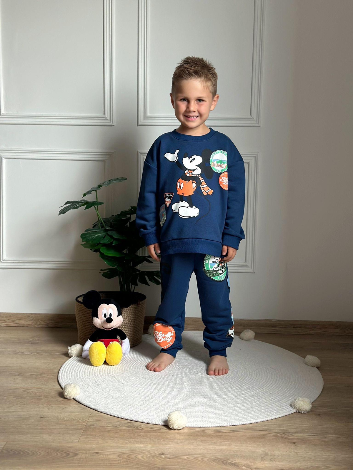 Disney Mickey Mouse Sırt Baskılı Eşofman Takımı