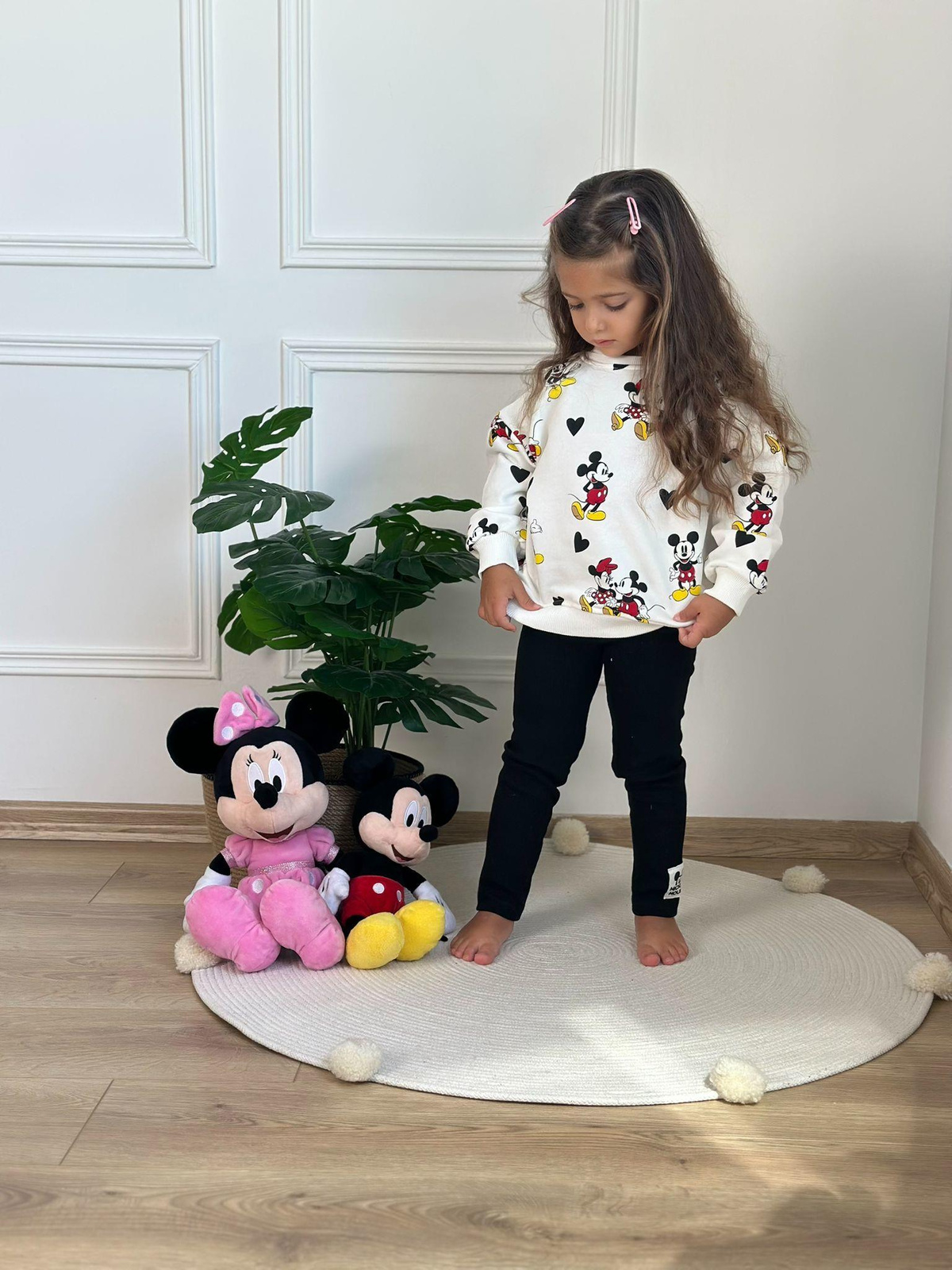 Kalpli Minnie Ve Mickey Taytlı Takım