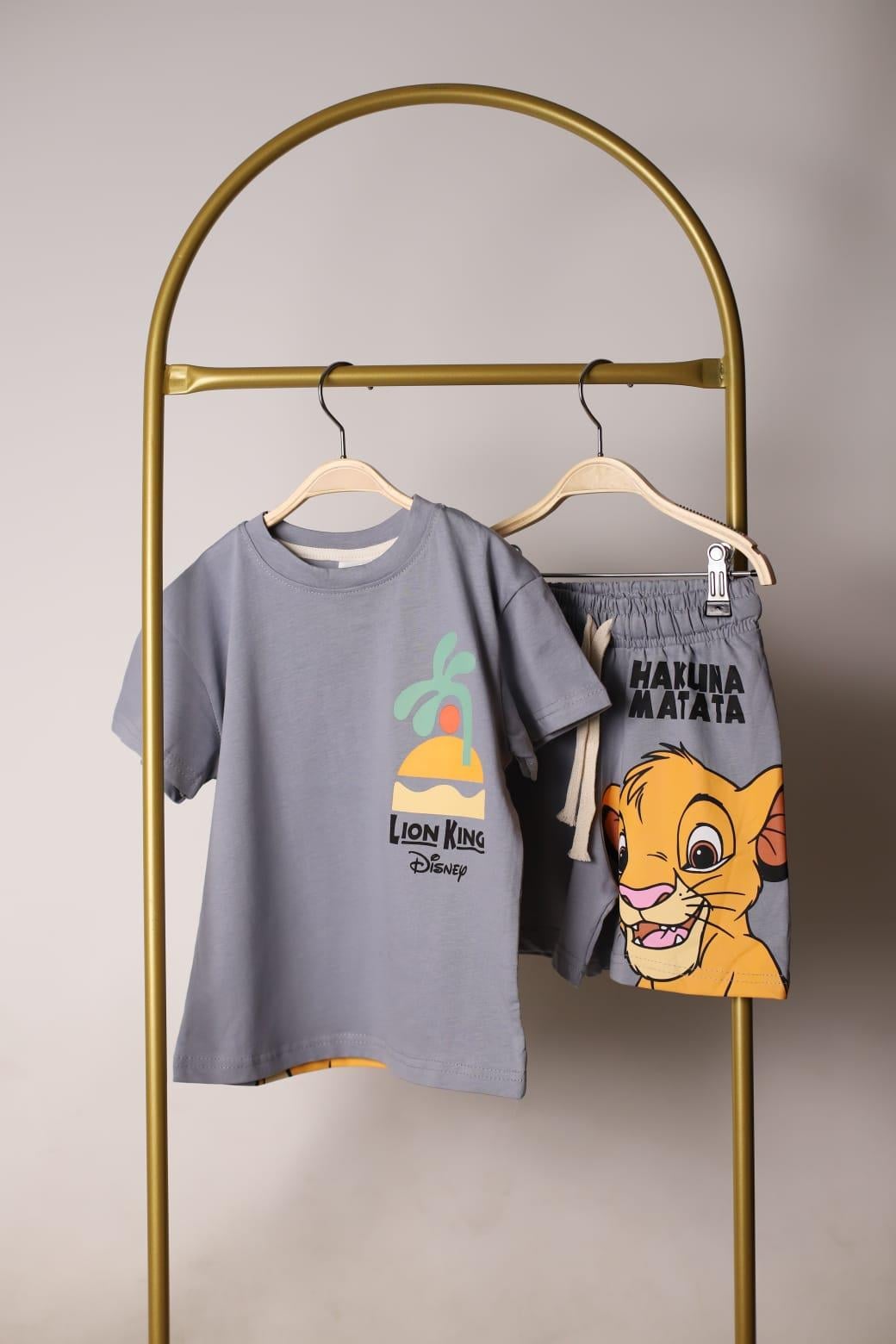 Keep Calm Lion King Şortlu Takım