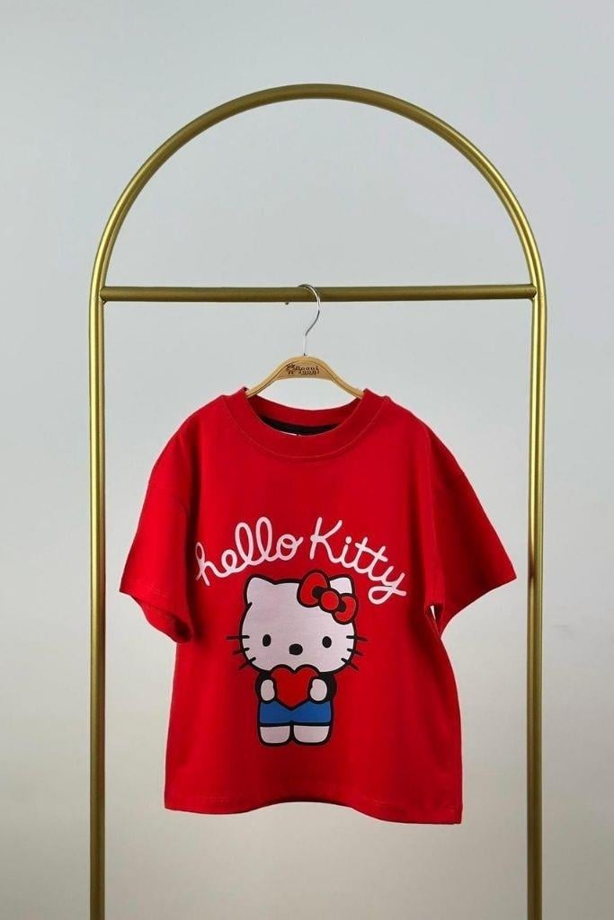 Kırmızı Hello Kitty T-Shirt