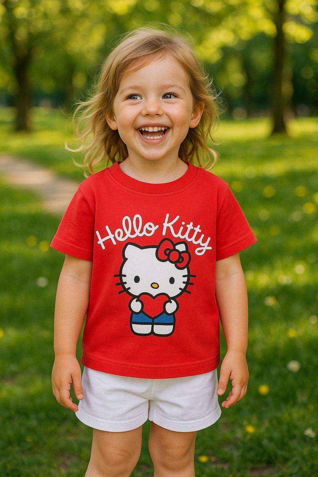 Kırmızı Hello Kitty T-Shirt