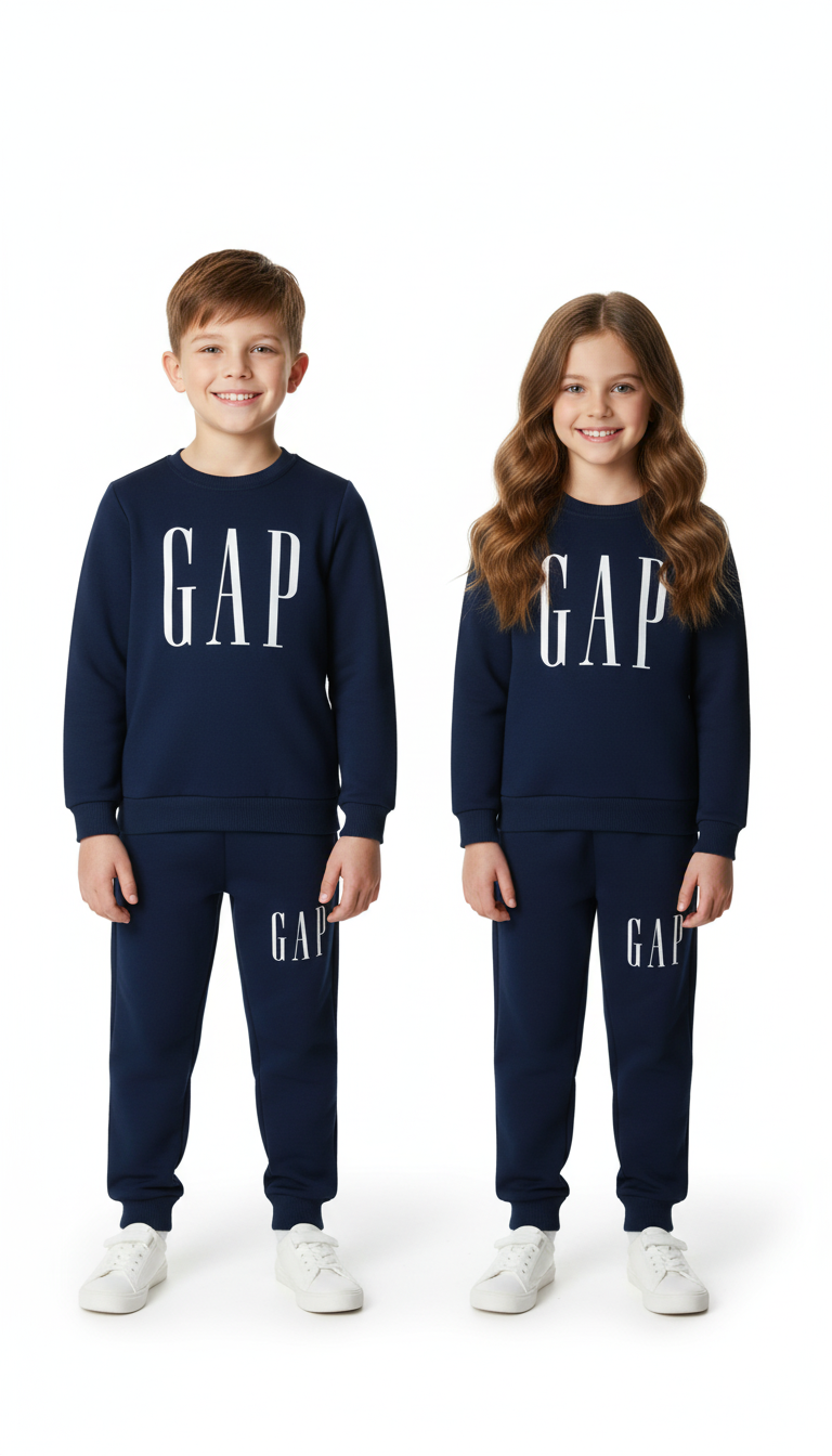 Lacivert Gap Baskılı Eşofman Takımı