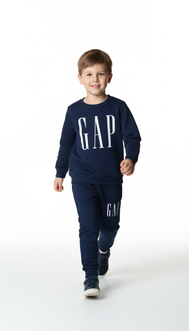 Lacivert Gap Baskılı Eşofman Takımı