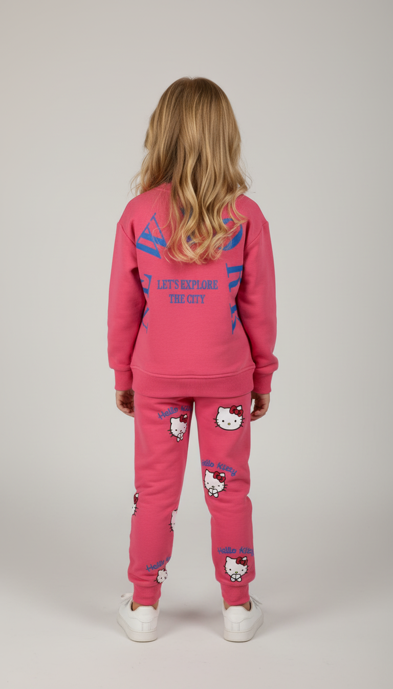 New York Hello Kitty Baskılı Eşofman Takımı