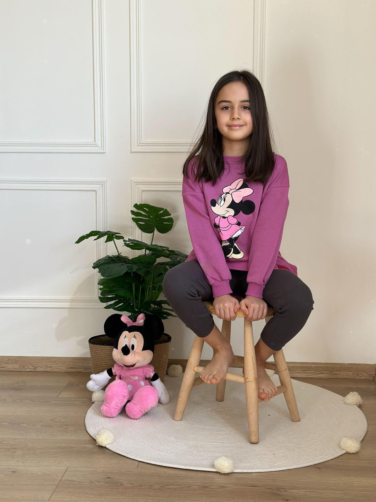 Pembe Minnie Taytlı Takım