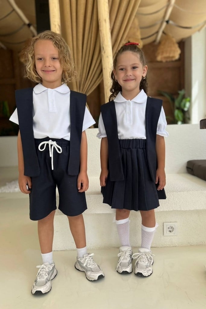 Polo Yaka Etekli 3lü Set