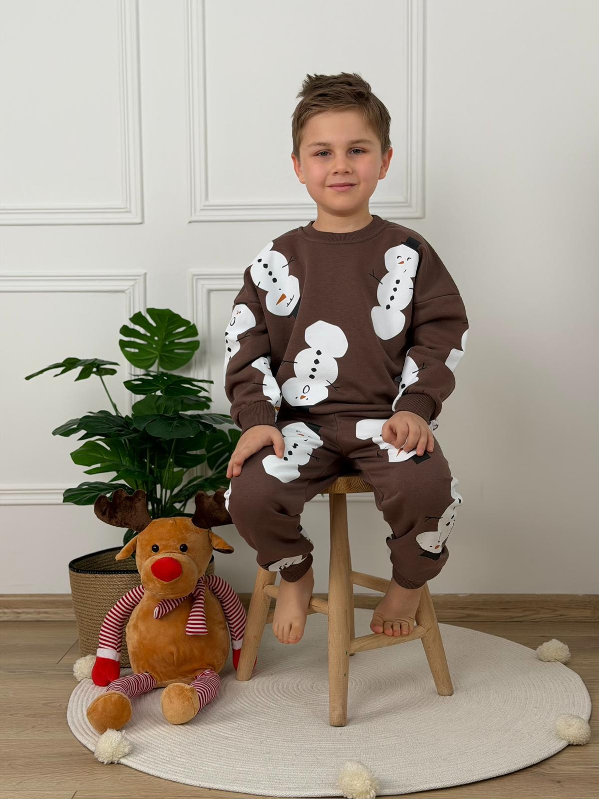 Snowman Baskılı Eşofman Takımı