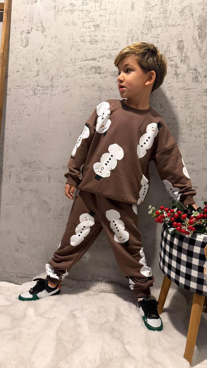 Snowman Baskılı Eşofman Takımı