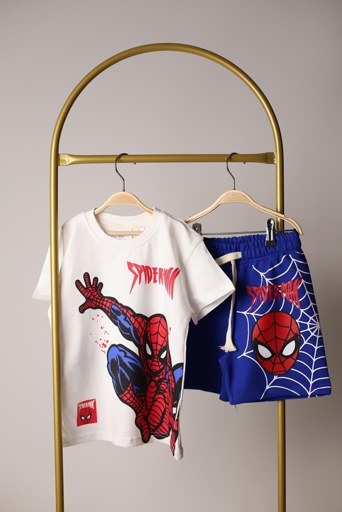 Spiderman Şortlu Takım