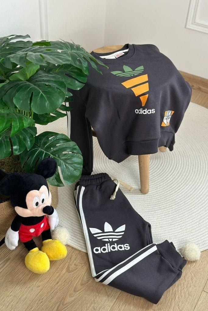 Spor Logolu Bugs Bunny Baskılı Eşofman Takımı