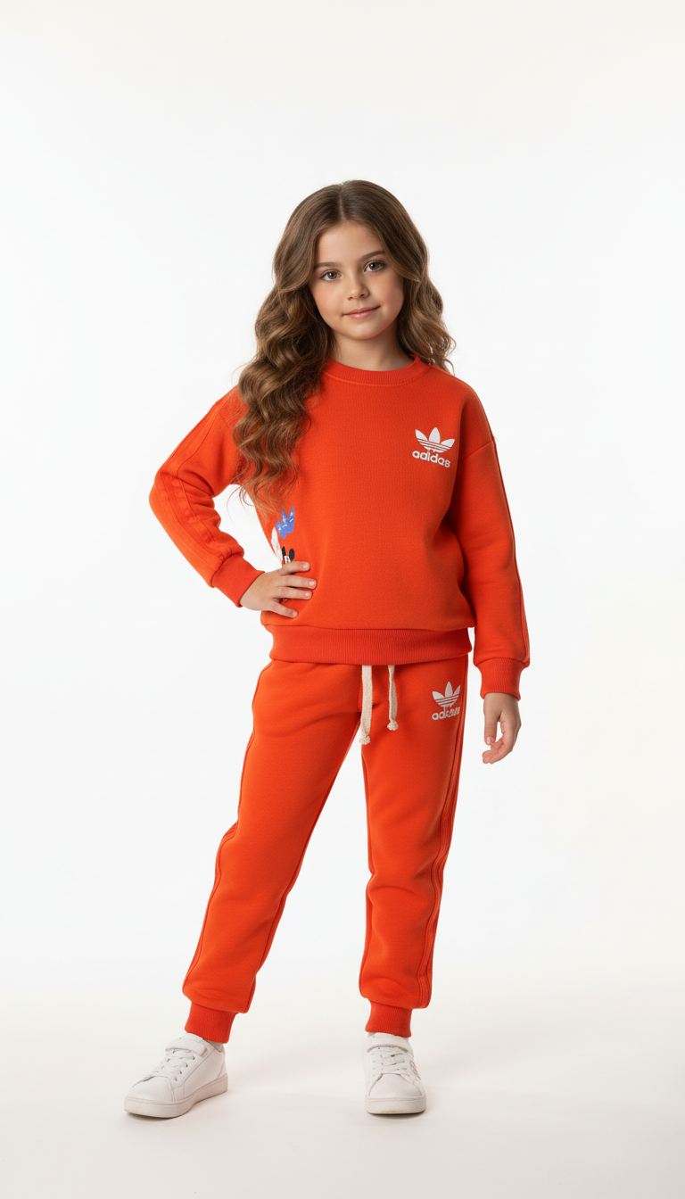 Sporcu Mickey Logo Detaylı Eşofman Takımı