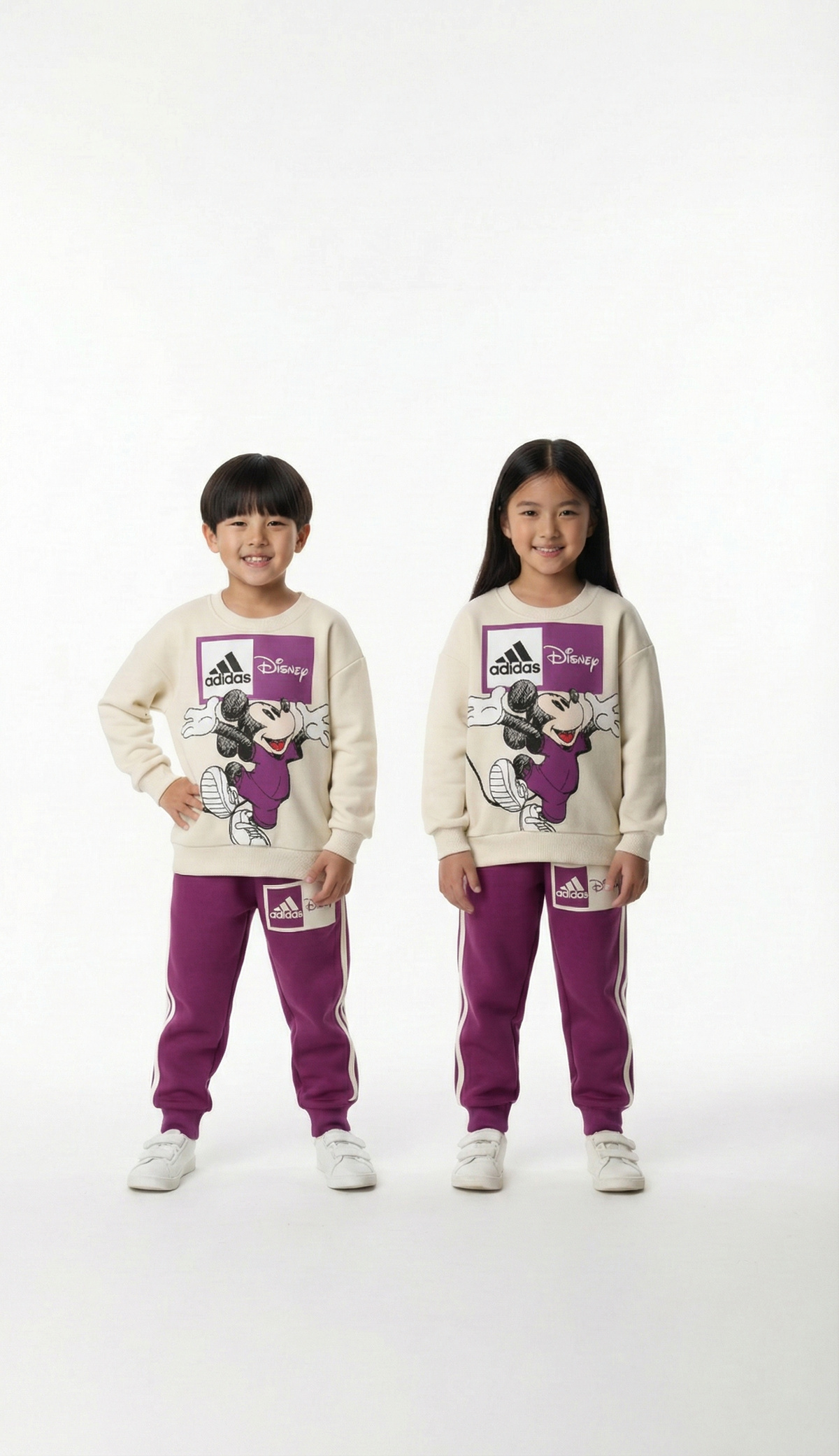 Sporcu Mickey Logo Detaylı Eşofman Takımı