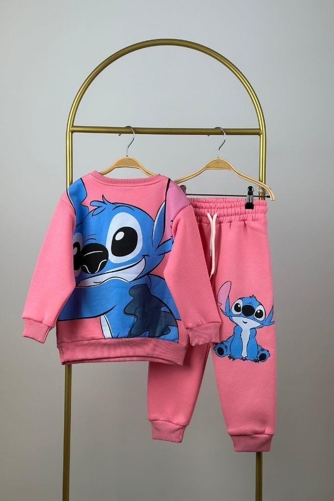 Stitch No Bad Days Baskılı Eşofman Takımı