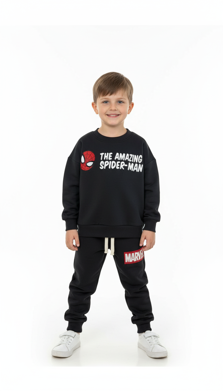 The Amazing Marvel SpiderMan Baskılı Eşofman Takımı