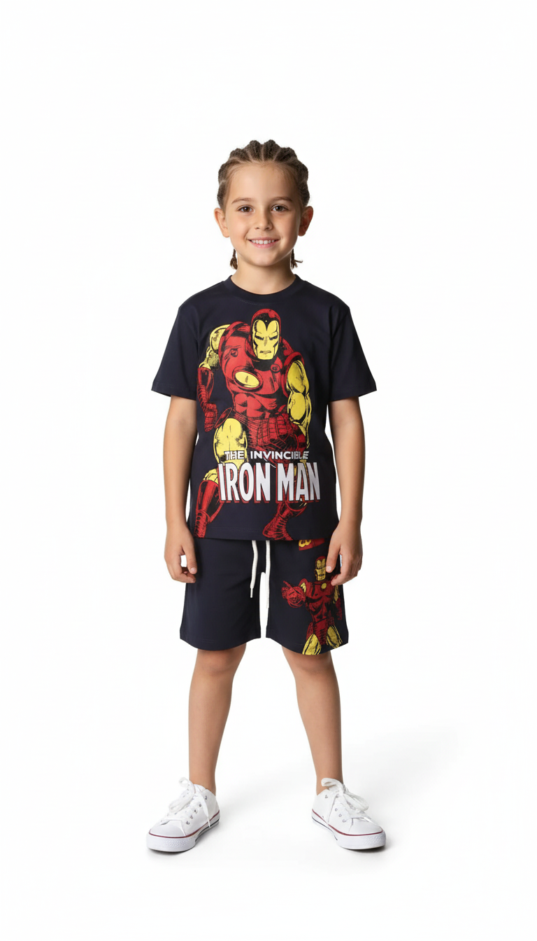 The İnvincible İron Man Şortlu Takım