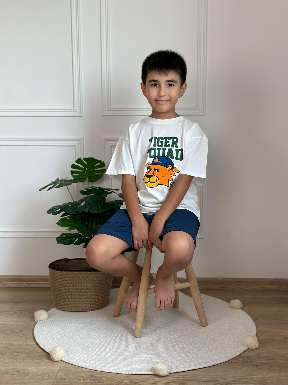Tiger Squad Baskılı Şortlu Takım