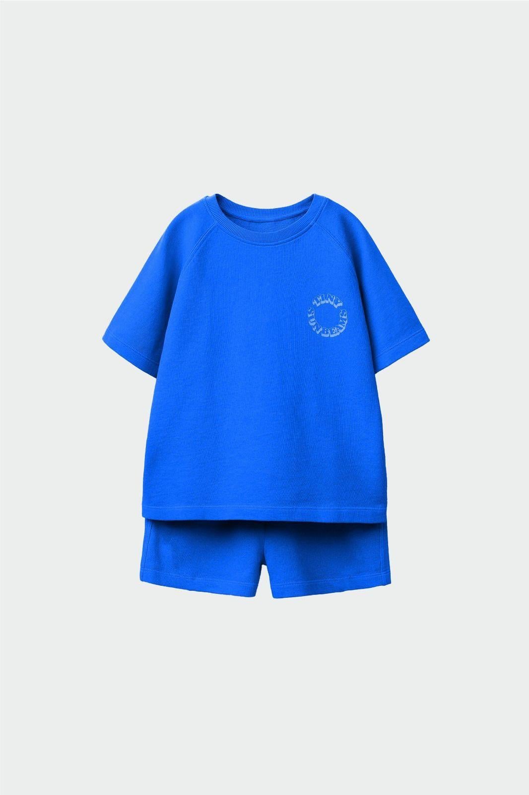 Tiny Sunbeams Baskılı Şortlu Takım