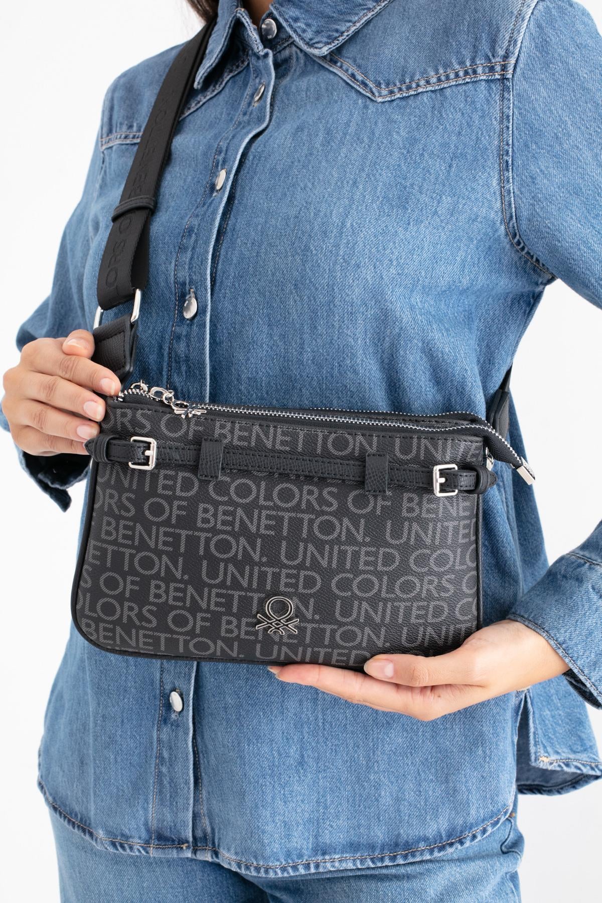 BENETTON KADIN KOL ÇANTASI BNT1681 SİYAH