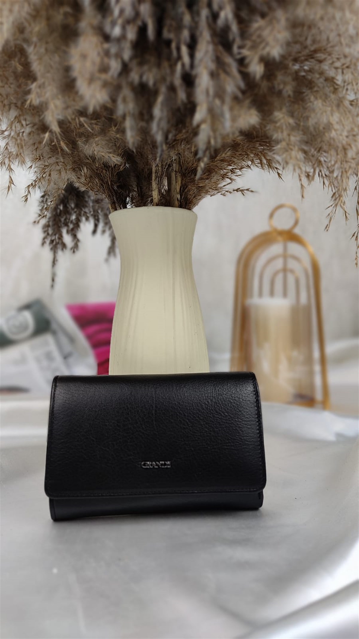 GRANDE DERİ KADIN CÜZDANI 2628 SİYAH