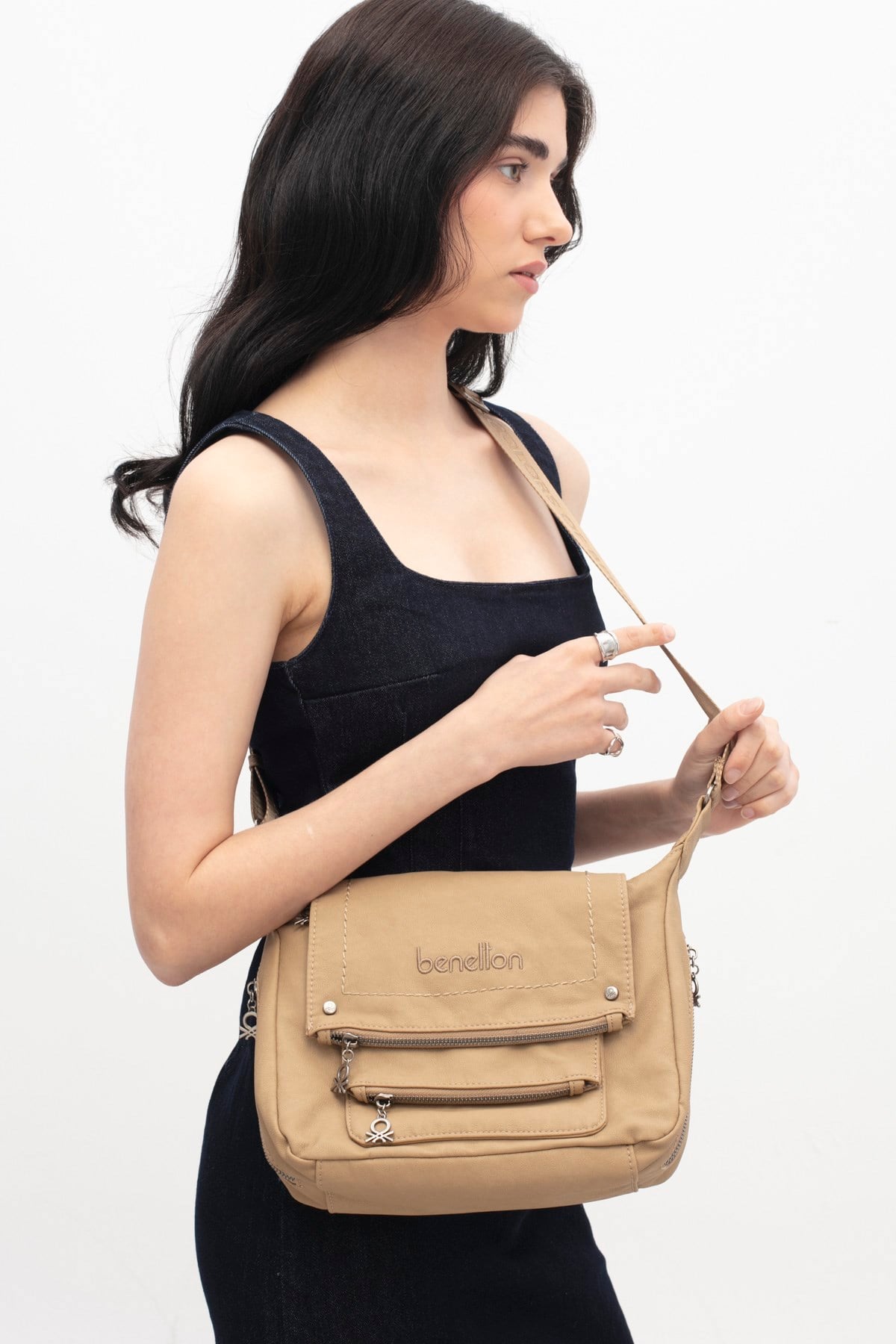 BENETTON KADIN KOL ÇANTASI BNT1738 HAKİ